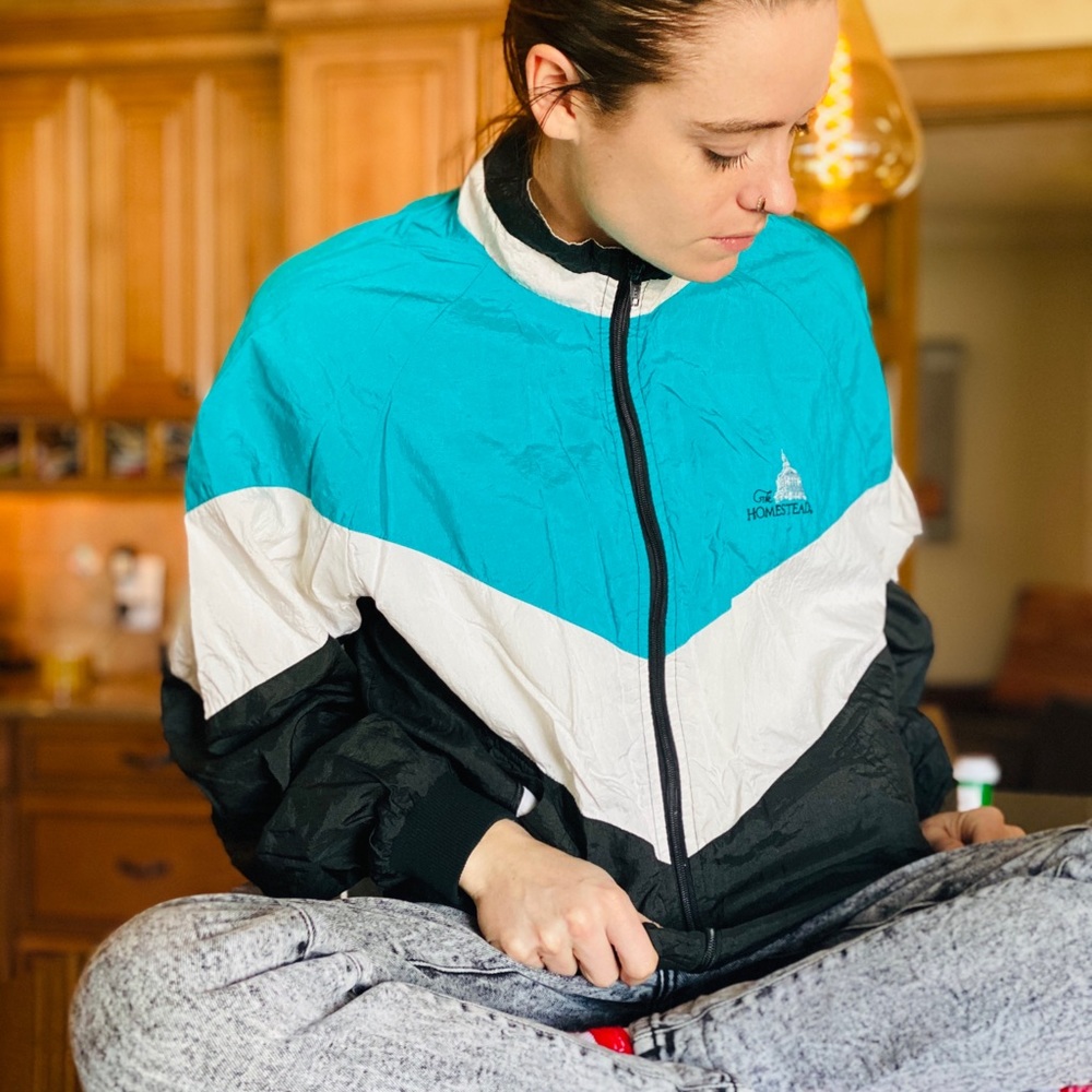 Retro 80’s windbreaker